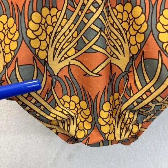 Albion One Piece Swimsuit Womens Medium Brown Orange Floral Tropical Wirefree - Picture 8 of 15